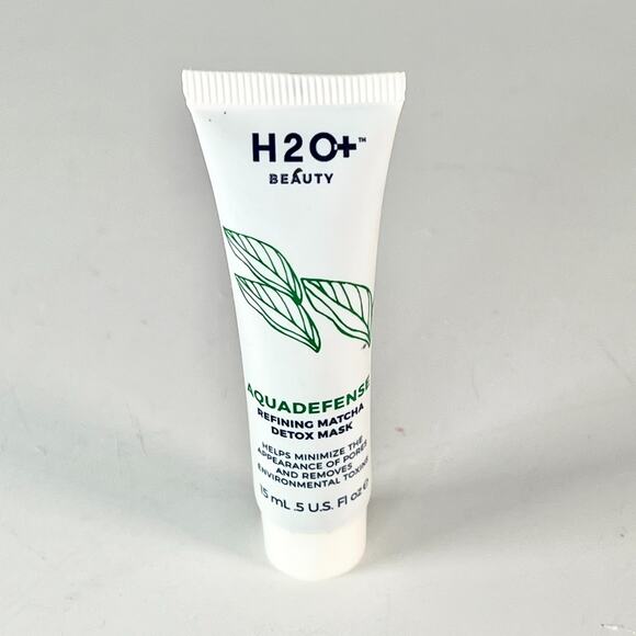 H2O+ Beauty Aquadefense Refining Matcha Detox Mask Pores Travel .5 oz 15ml New - Picture 1 of 6